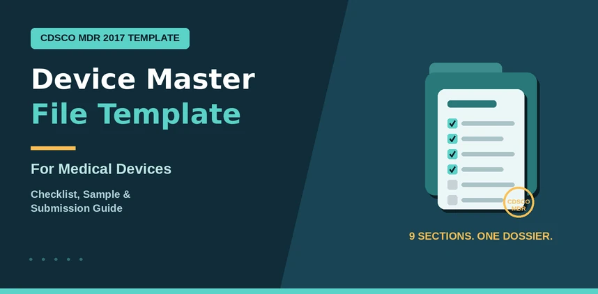 What is device master file (DMF) & DMF checklists for medical devices
