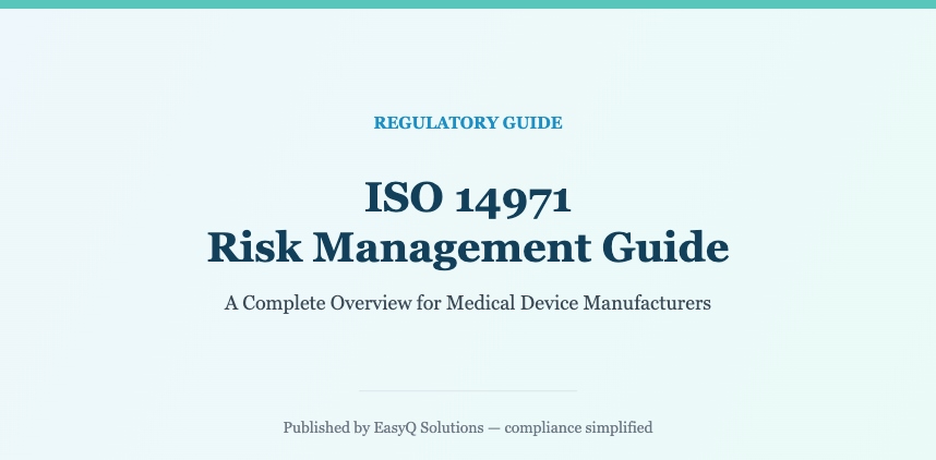ISO 14971 Risk Management Guide